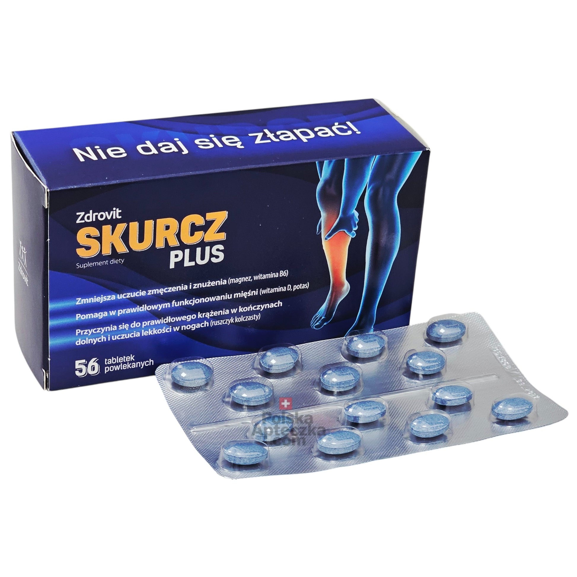 Zdrovit Skurcz Plus 56 tablets muscle and circulation support dietary supplement blister pack