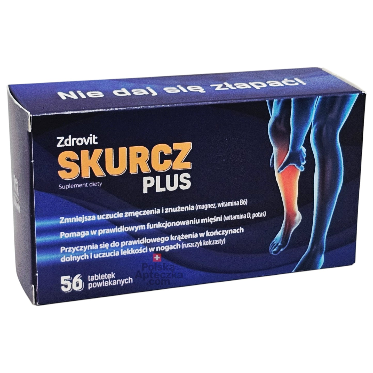 Zdrovit Skurcz Plus 56 tablets muscle and circulation support dietary supplement box front
