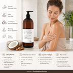 Ziaja Baltic Home Spa Wellness coconut almond vegan body massage oil 400ml Lifestyle Polska Apteczka 