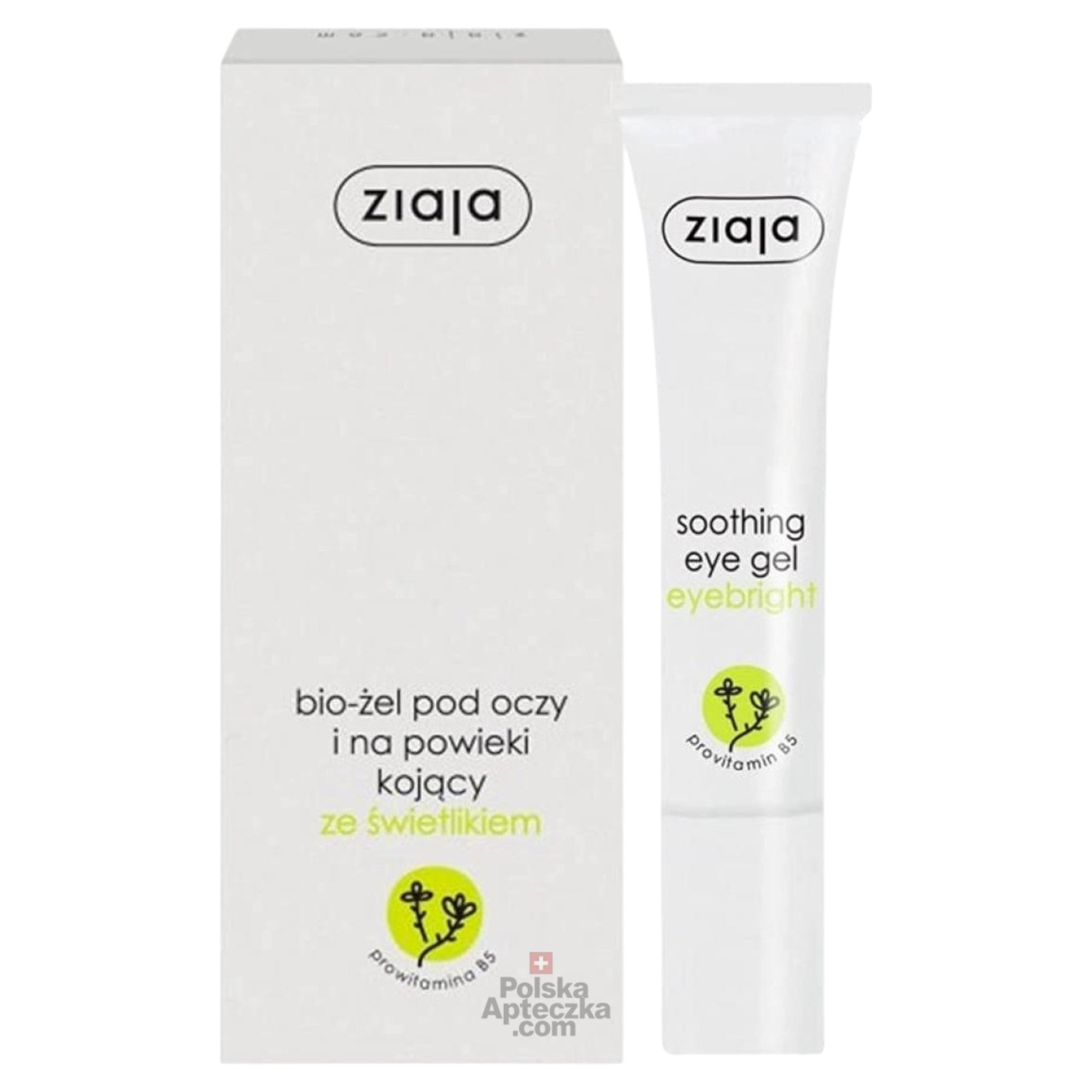 Ziaja Bio-Eye Gel with Eyebright and Provitamin B5 15ml box and tube