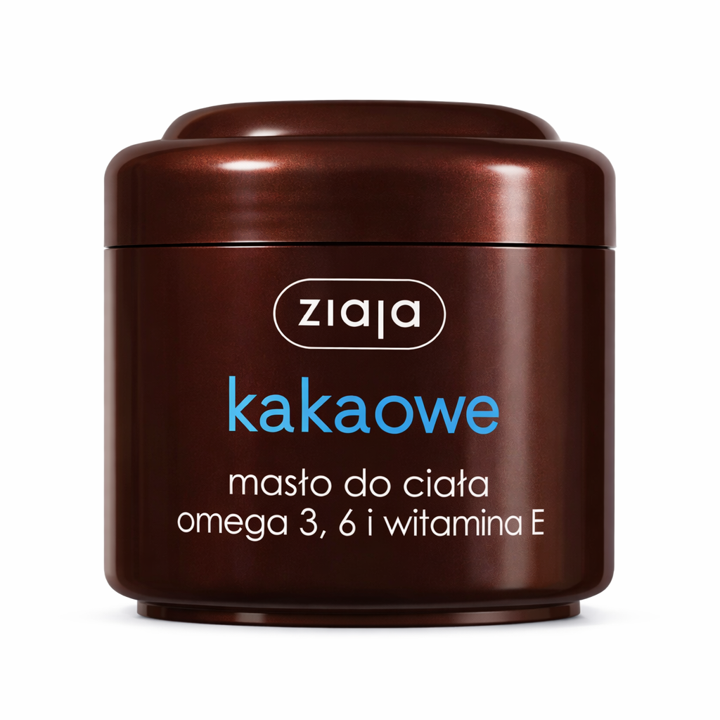 Ziaja Cocoa Butter Body Butter with Omega 3, 6 and Vitamin E 200 ml jar
