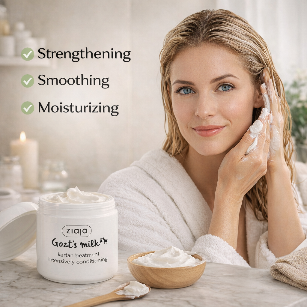 Ziaja Goat Milk Hair Mask with Keratin 200ml lifestyle