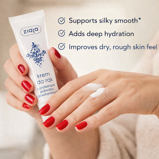 Ziaja Hand Cream with Silk Proteins and Provitamin B5 B5 100ml lifestyle