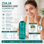 Ziaja Manuka Leaves Cleansing Gel Oily Combination Skin Infographic