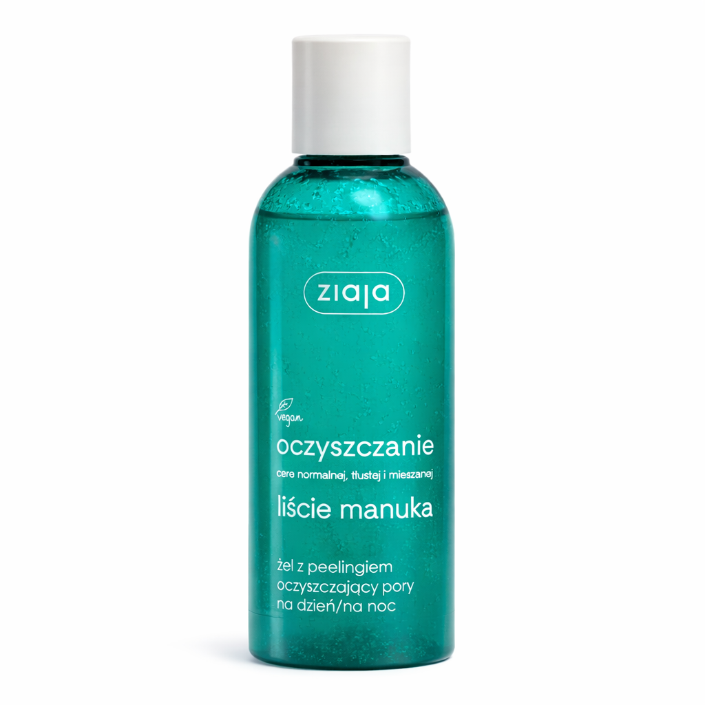 Ziaja Manuka Leaves Cleansing Gel with Micro-Peeling for Pores 200ml