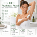 Ziaja Olive Leaf Aluminum Free Vegan Deodorant Roll-On 60ml lifestyle