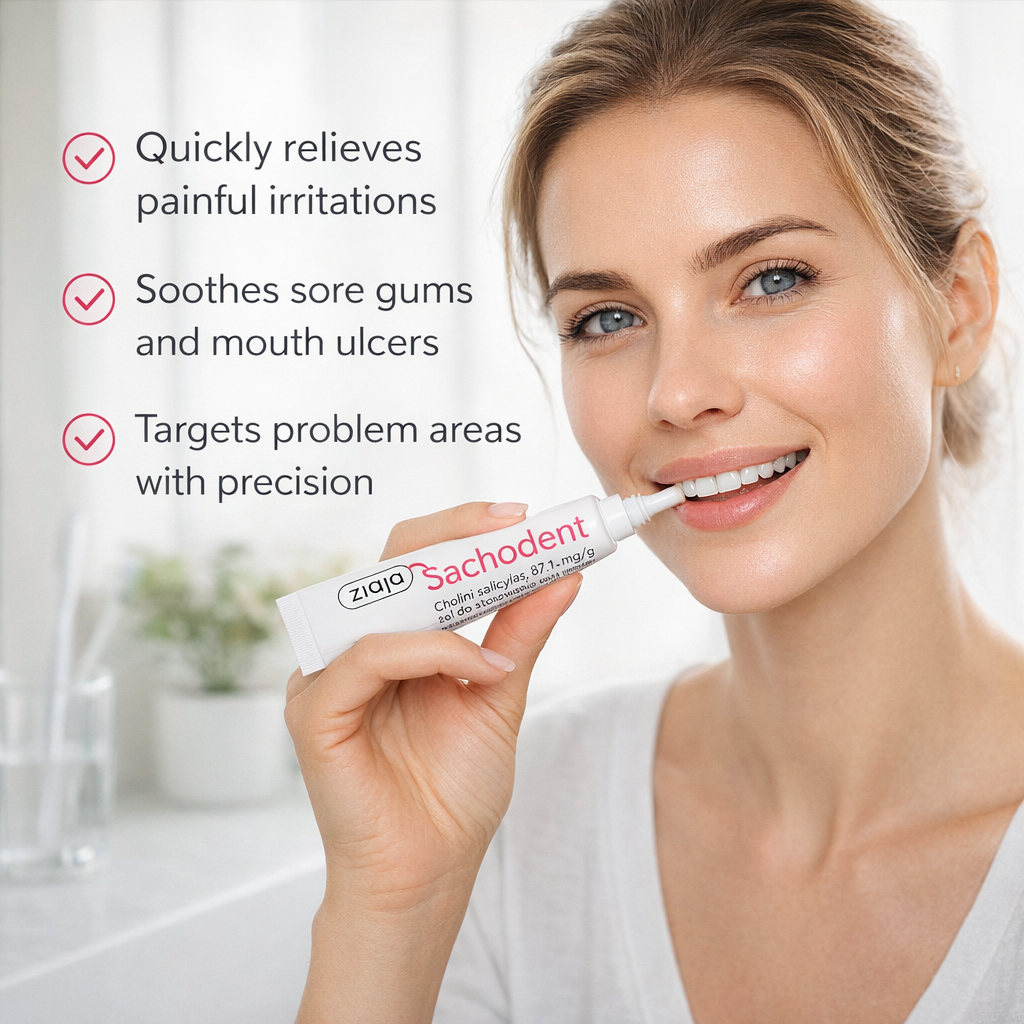 Ziaja Sachodent Oral Care Gel 10 g  benefits