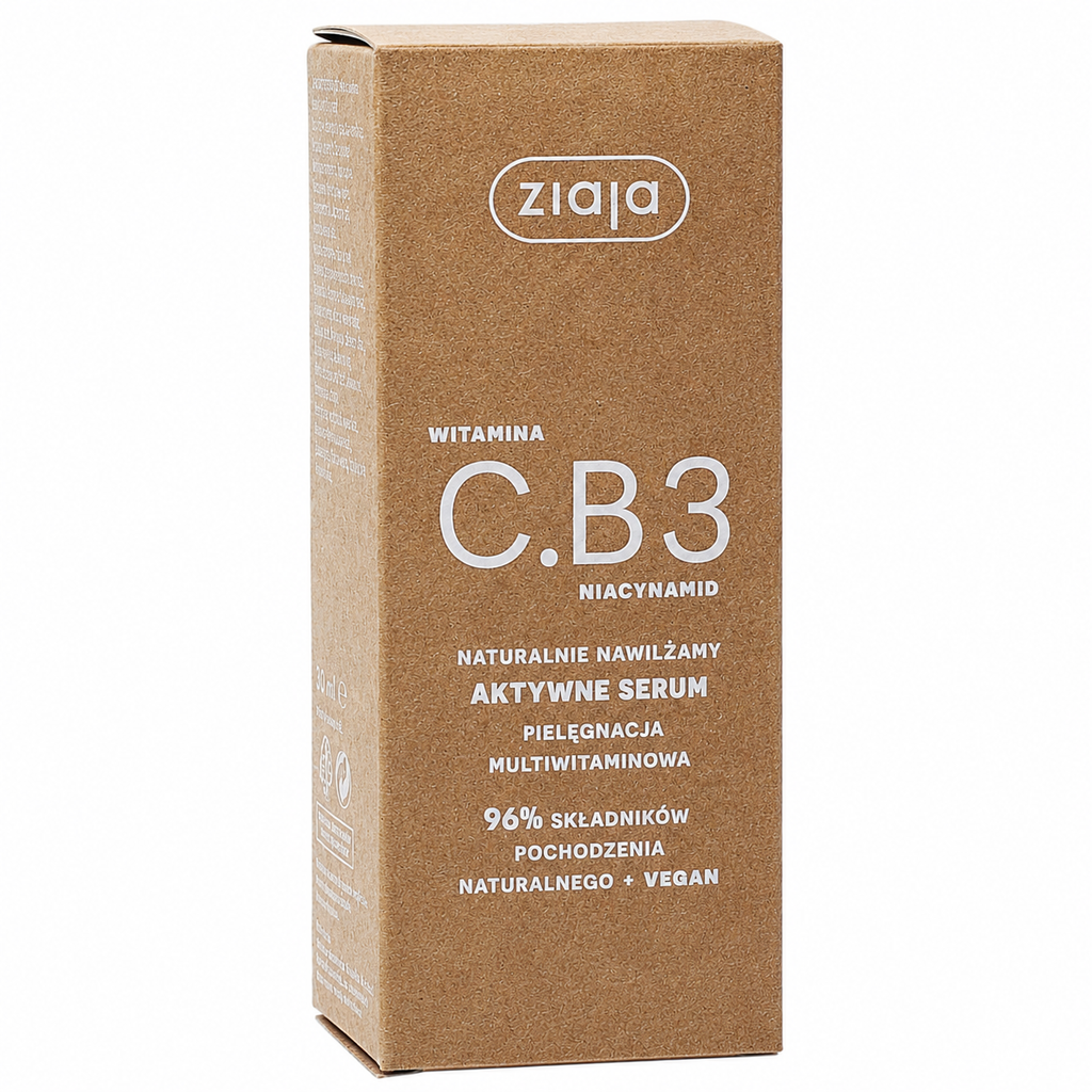 Ziaja Vitamin C.B3 Niacinamide Active Serum 30ml box