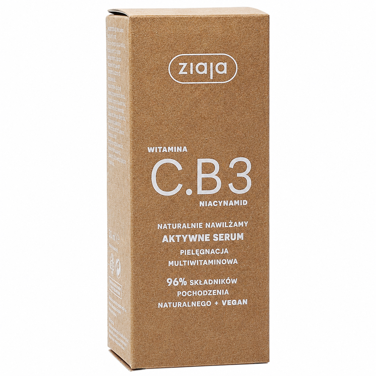 Ziaja Vitamin C.B3 Niacinamide Active Serum 30ml box