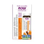NOW Foods Seasonal Defense Essential Oil Blend Roll-On - 10 mL / Seasonal Defense mieszanka olejków eterycznych Roll-On - 10 mL