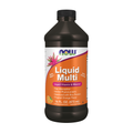 NOW Foods Liquid Multi, Tropical Orange Flavor - 16 fl. oz. / płyn Multi, Tropical pomarańcza smak - 16 fl oz