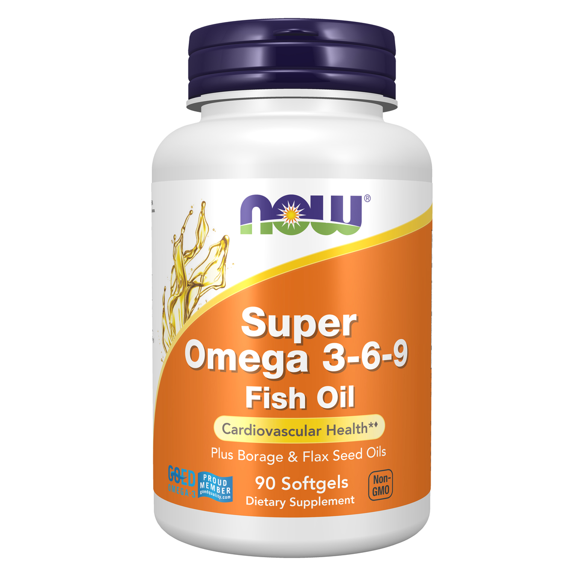 NOW Foods Super Omega 3-6-9 - 90 Softgels / Super Omega 3-6-9 - 90 kapsułek miękkich