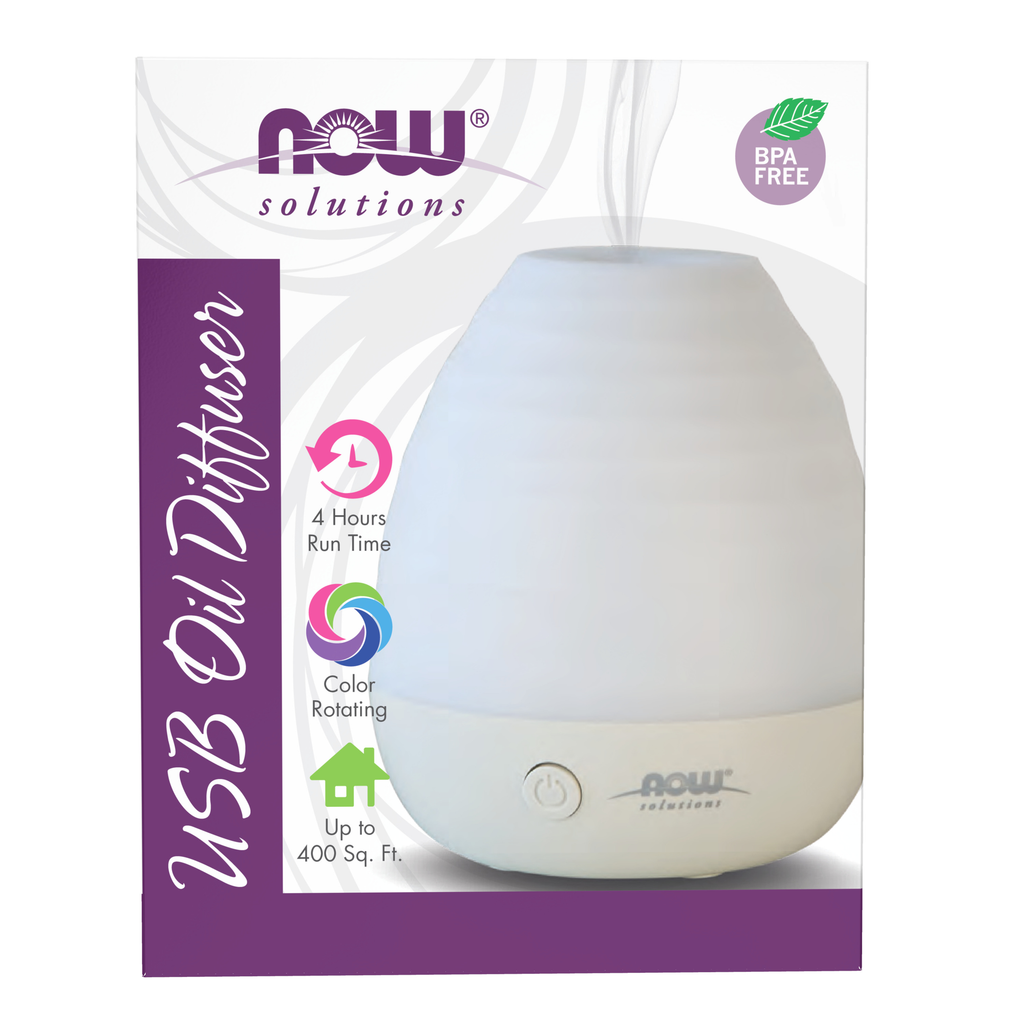 NOW Foods Ultrasonic USB Essential Oil Diffuser / Ultrasonic USB olejek eteryczny Diffuser