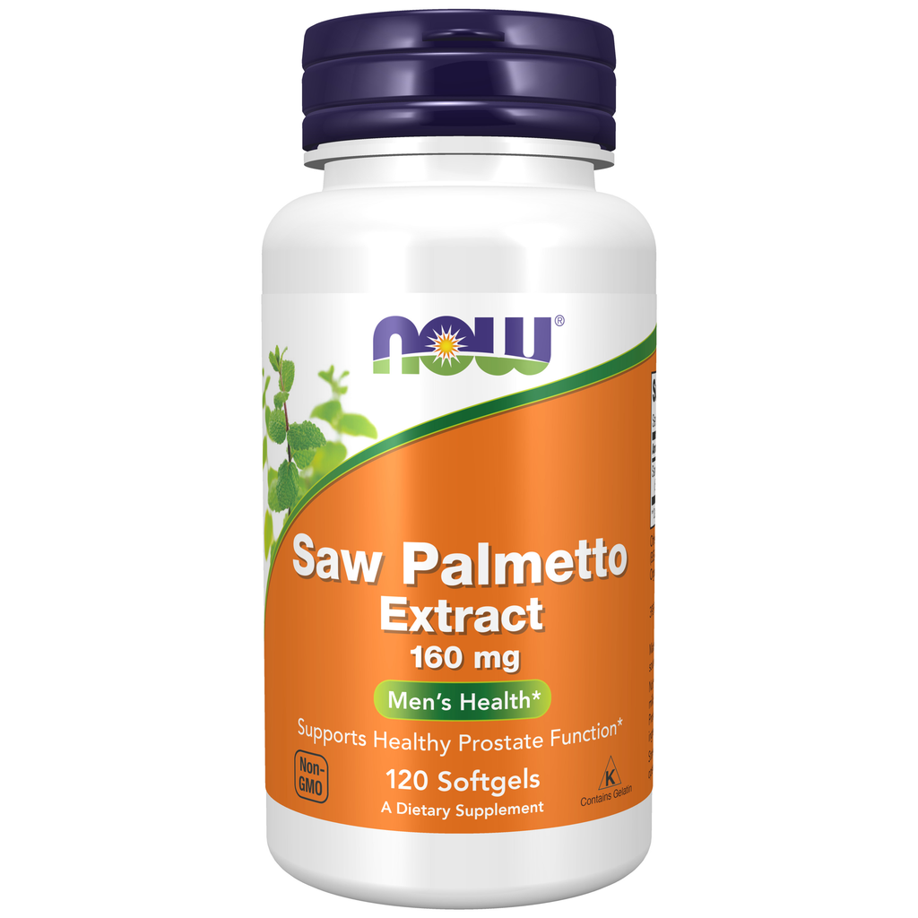 NOW Foods Saw Palmetto Extract 160 mg - 120 Softgels / palma sabałowa ekstrakt 160 mg - 120 kapsułek miękkich