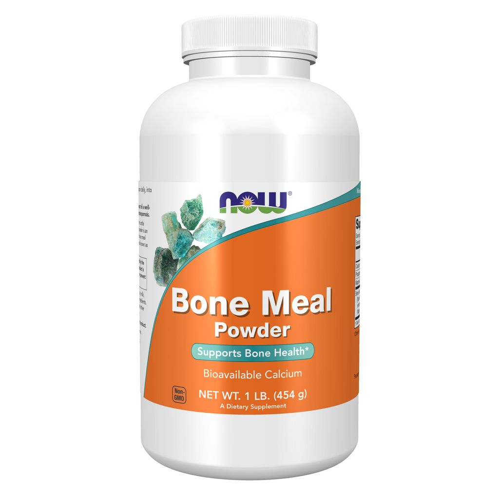 NOW Foods Bone Meal Powder - 1 LB. / kości Meal proszek - 1 LB.