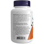 NOW Foods L-Arginine 500 mg - 250 Veg Capsules – Label details / Etykieta producenta