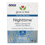 NOW Foods Nighttime™ Tea - 24 Tea Bags / Nighttime™ herbata - 24 saszetek