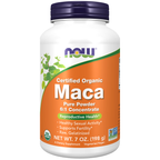 NOW Foods Maca Pure Powder, Organic - 7 oz. / Maca czysty proszek, produkt ekologiczny - 7 oz.