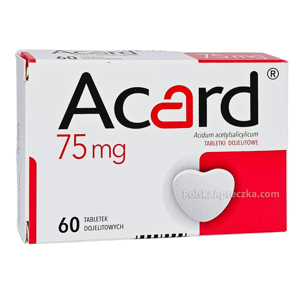 Acard 75mg 60 tablets