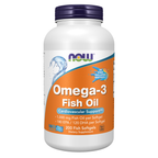 NOW Foods Omega-3, Molecularly Distilled - 200 Fish Softgels / Omega-3, destylowany molekularnie - 200 Fish kapsułek miękkich