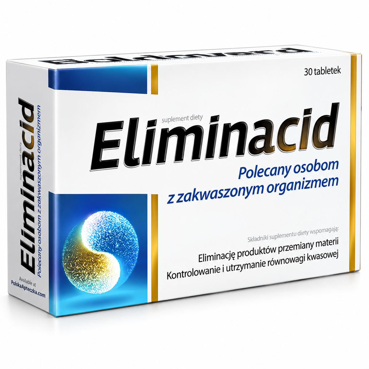 Aflofarm Eliminacid Herbal Vitamin & Mineral Supplement – 30 Tablets / Eliminacid – 30 tabletek