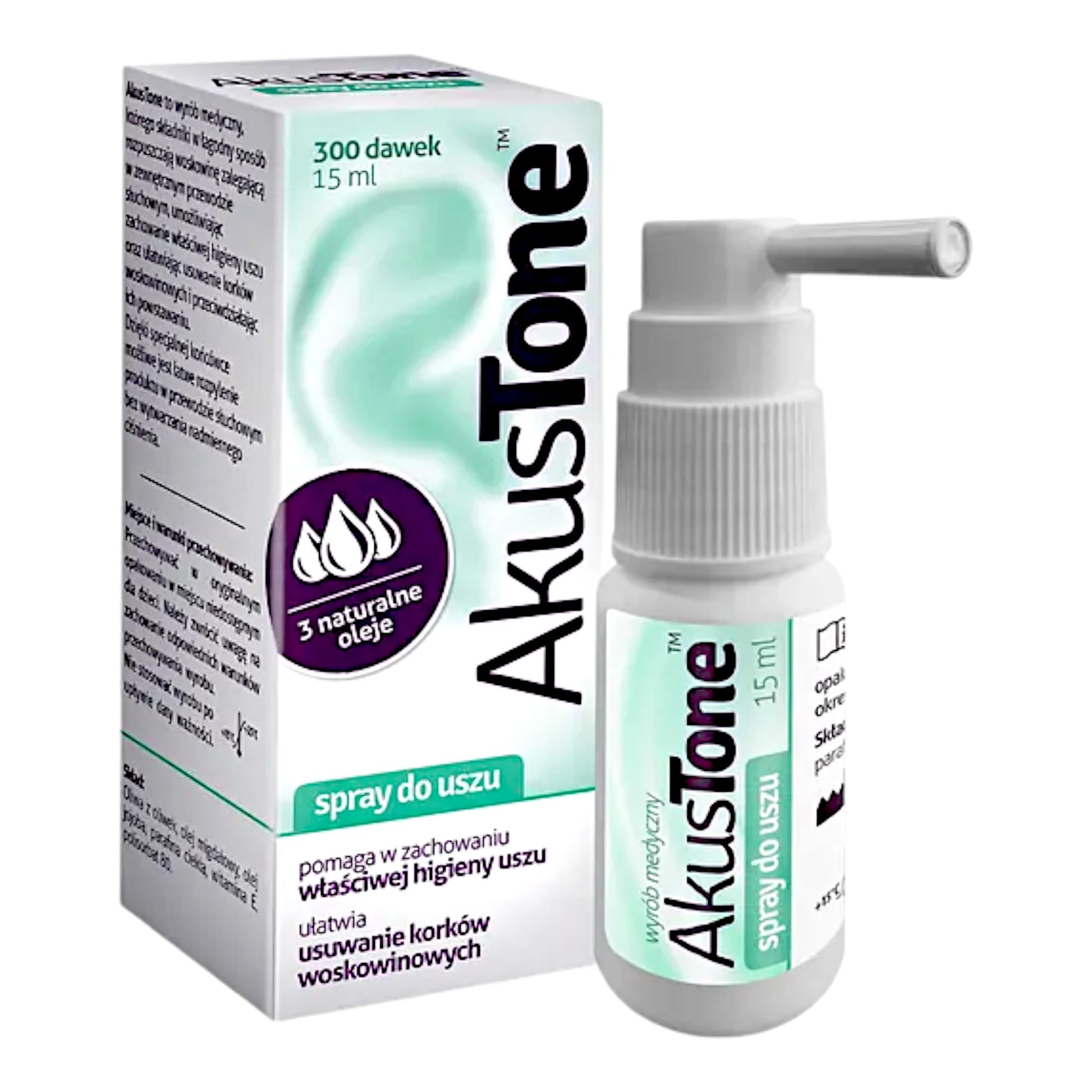 Akustone ear spray for ear hygiene