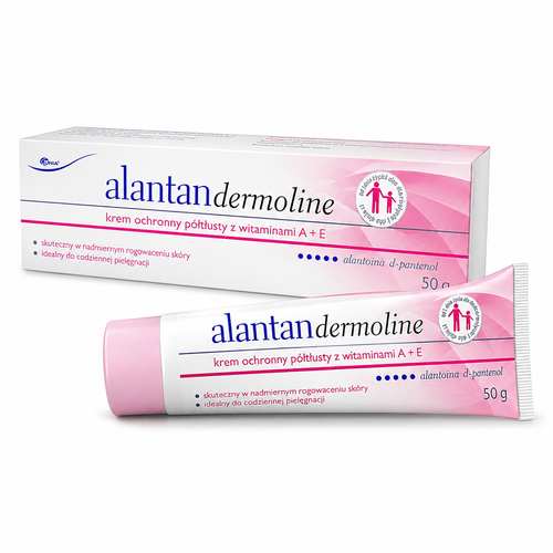 Alantan Dermoline Protective Cream with Vitamins A + E 50g