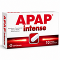 APAP Intense ibuprofen 200 mg and paracetamol 500 mg, 10 film-coated tablets / APAP Intense 10 tabletek powlekanych