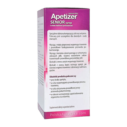 apetizer senior raspberry syrup