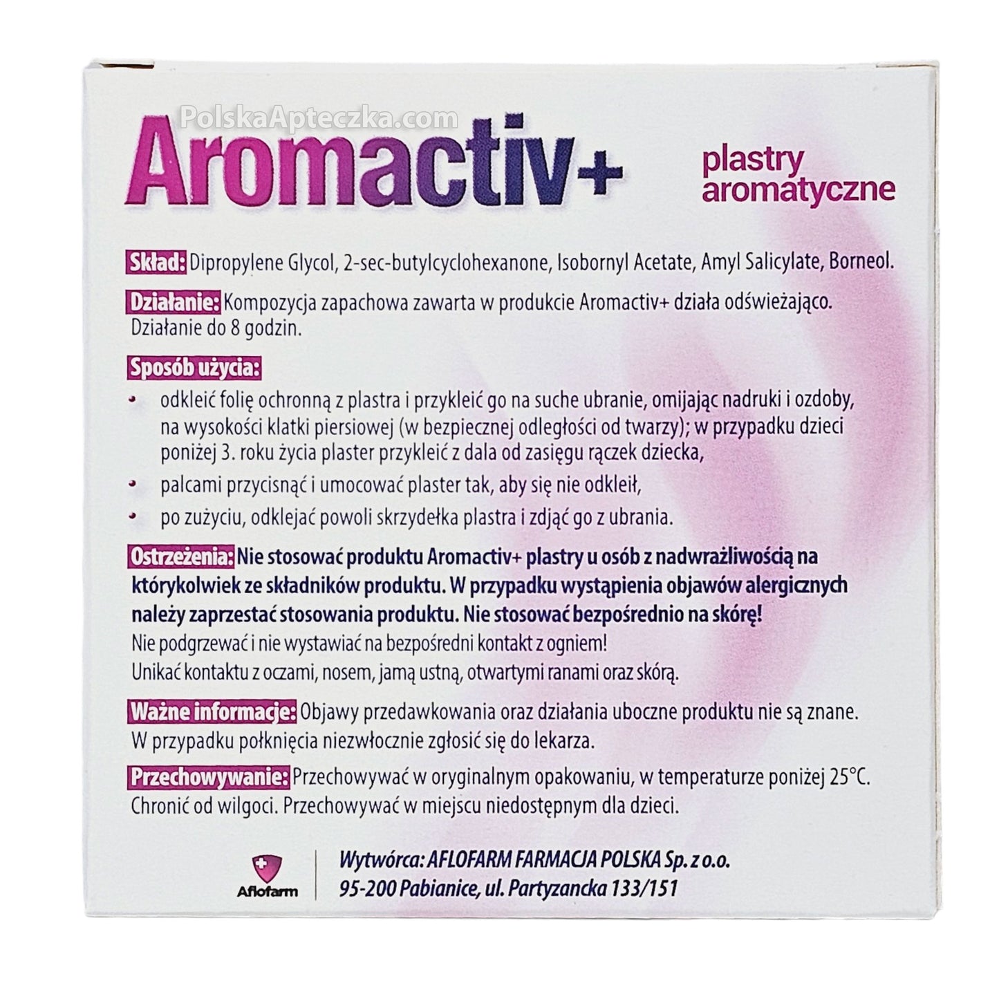 aromactiv plastry