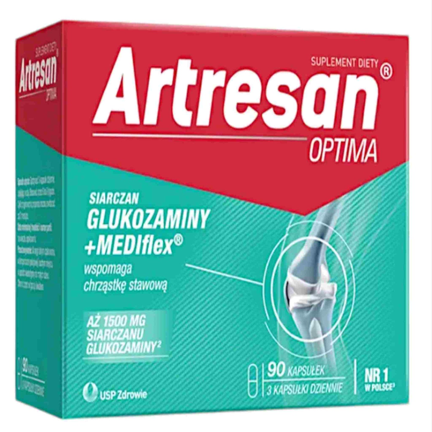 Artresan Optima – Glucosamine and MEDIflex Joint Support Supplement 90 Capsules