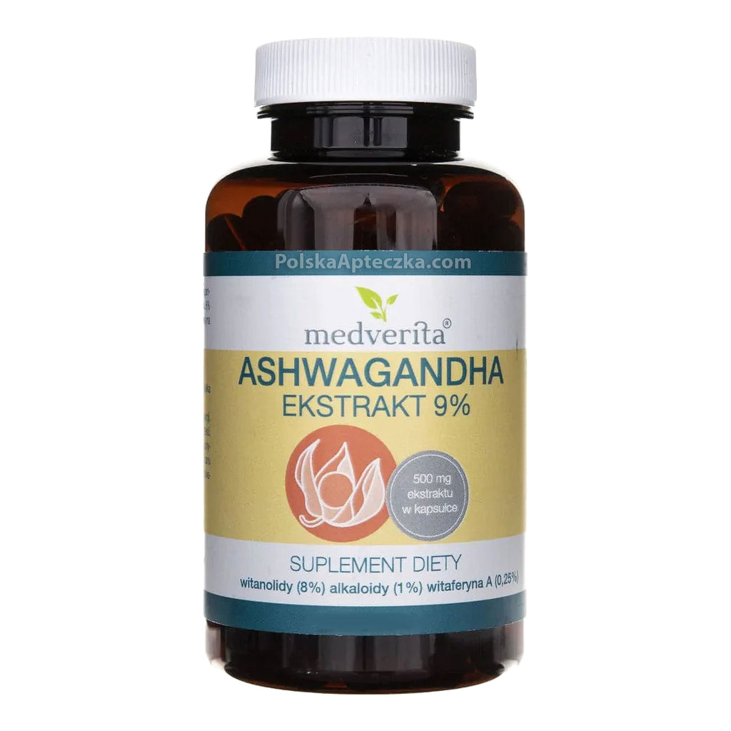 Ashwagandha Extract 9% 500mg, 120 Capsules