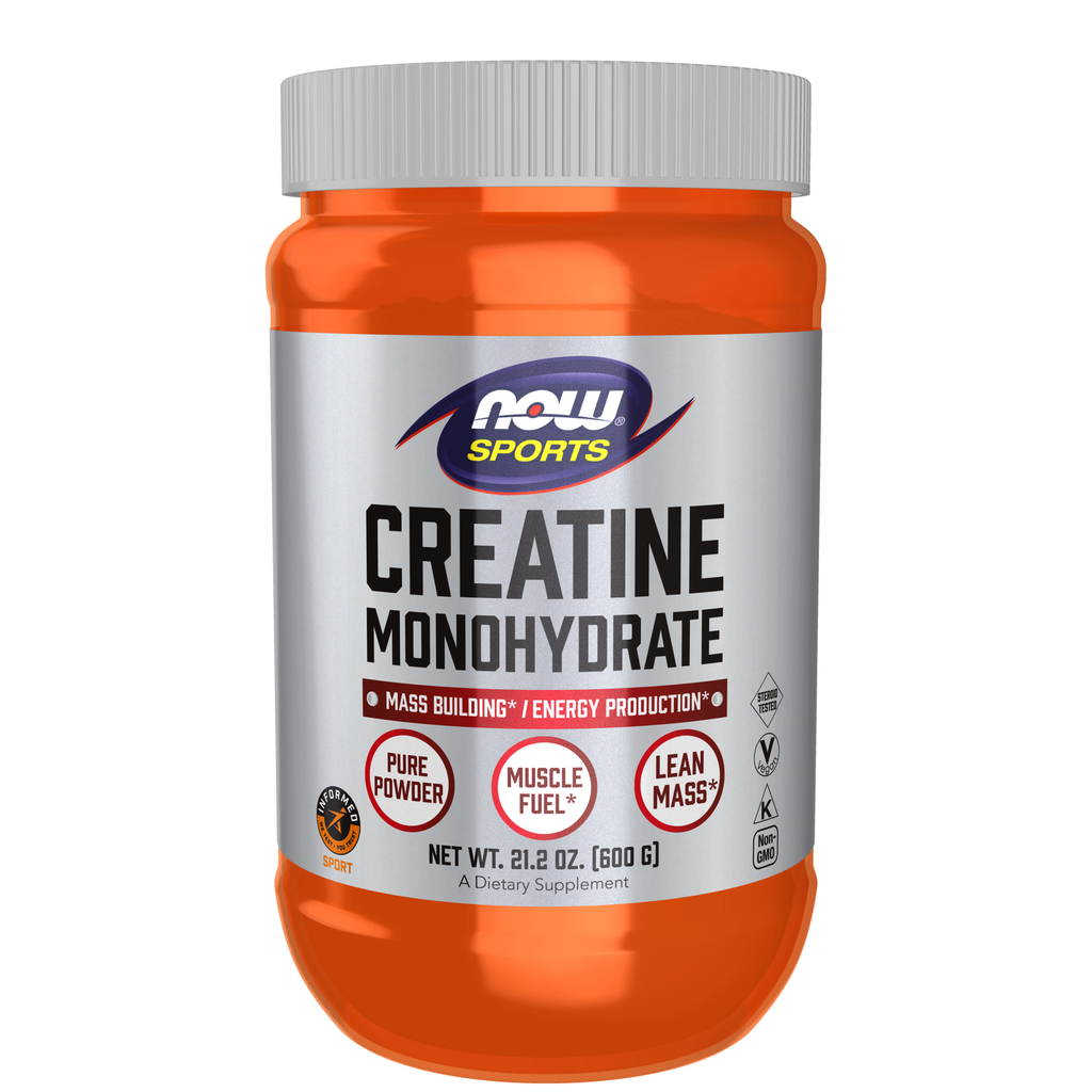 NOW Foods Creatine Monohydrate Powder - 21.2 oz. / monohydrat kreatyny proszek - 21.2 oz.