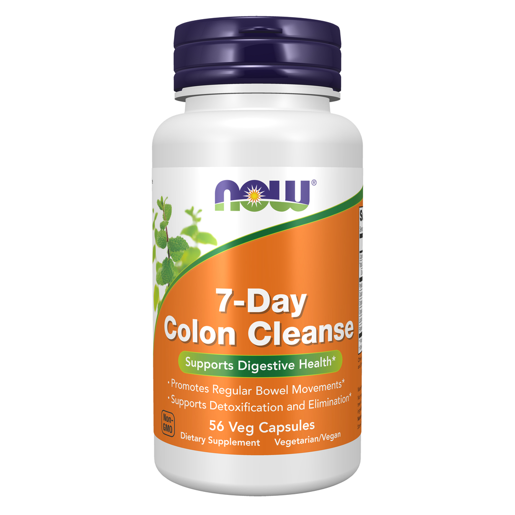 NOW Foods 7 - Day Colon Cleanse - 56 Veg Capsules / 7 - Day Colon Cleanse - 56 kapsułek roślinnych