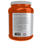 NOW Foods Barley Rice Protein 1.5 lb – Left label / Etykieta producenta