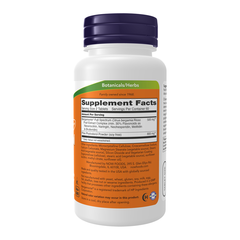 NOW Foods Cholesterol Pro™ - 120 Tablets – Right label / Etykieta producenta