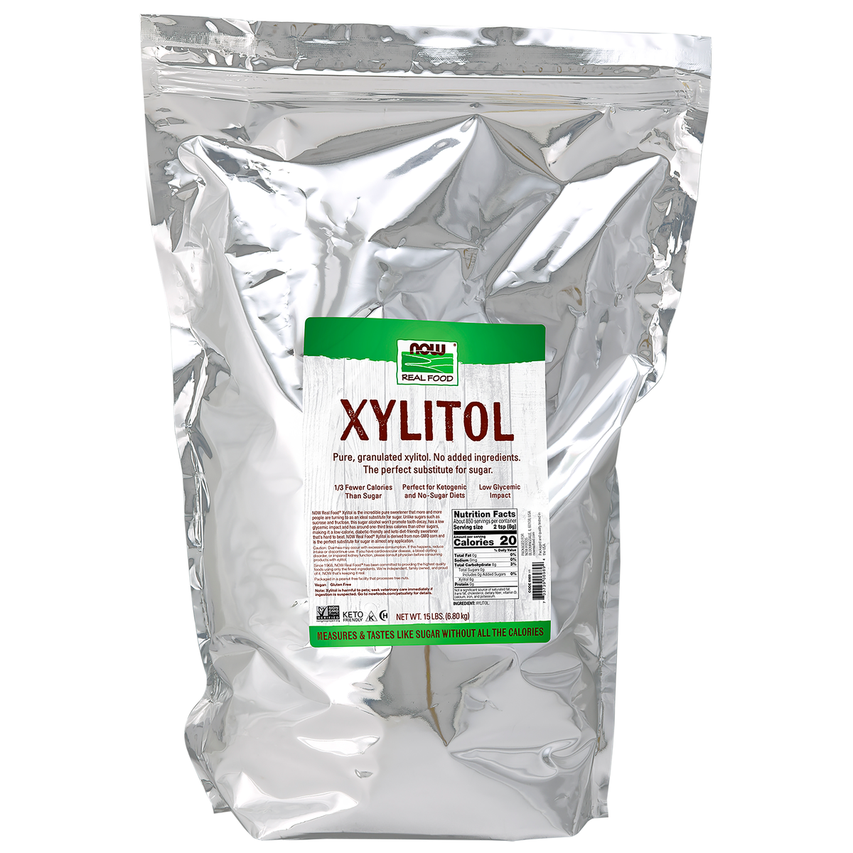 NOW Foods Xylitol - 15 lbs. / ksylitol - 15 lb