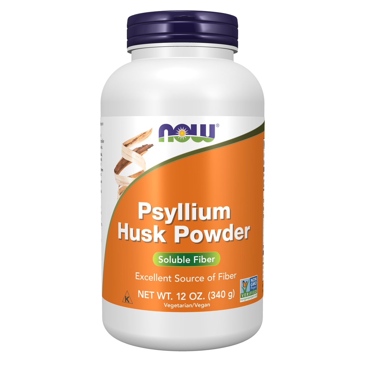 NOW Foods Psyllium Husk Powder Vegetarian - 12 oz. / babka płesznik łuska proszek wegetariański - 12 oz.