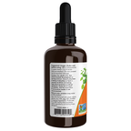 NOW Foods Licorice Root Glycerite, Organic - 2 fl. oz. – Left label / Etykieta producenta