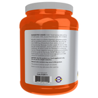 NOW Foods Micellar Casein, Unflavored Powder - 1.8 lbs. – Label details / Etykieta producenta