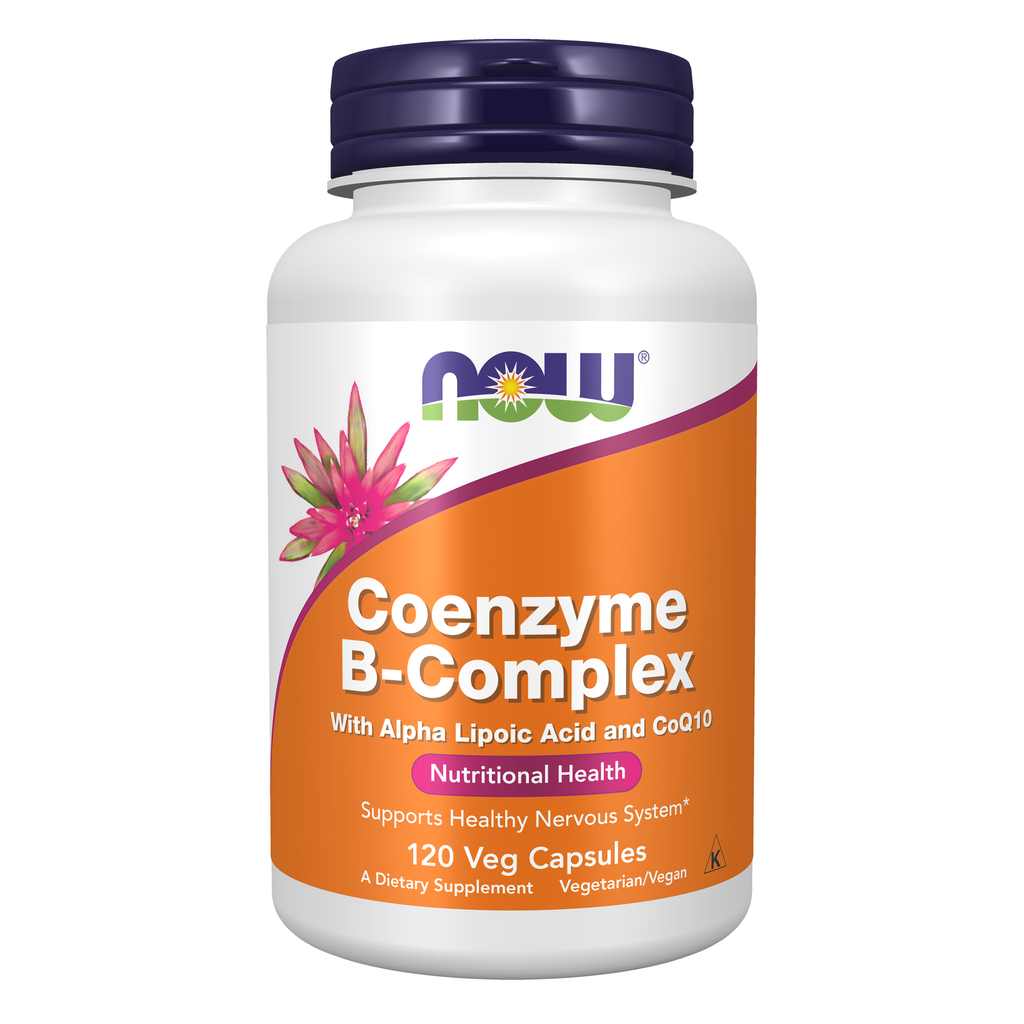 NOW Foods Co-Enzyme B-Complex - 120 Veg Caps / Co-Enzyme B-kompleks - 120 kapsułek roślinnych