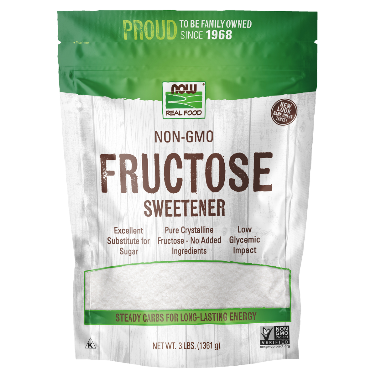 NOW Foods Fructose - 3 lbs. / Fructose - 3 lb