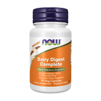 NOW Foods Dairy Digest Complete - 90 Veg Capsules / Dairy Digest Complete - 90 kapsułek roślinnych