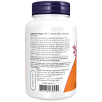 NOW Foods Alpha Lipoic Acid, Extra Strength 600 mg - 120 Veg Capsules – Label details / Etykieta producenta