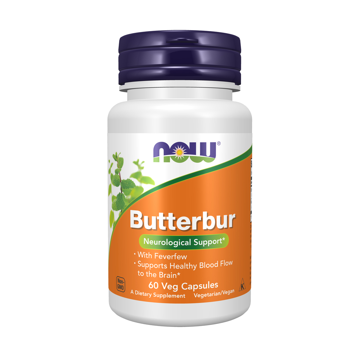 NOW Foods Butterbur - 60 Veg Capsules / Butterbur - 60 kapsułek roślinnych