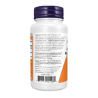 NOW Foods PharmaGABA 250mg - 60 Veg Capsules – Left label / Etykieta producenta
