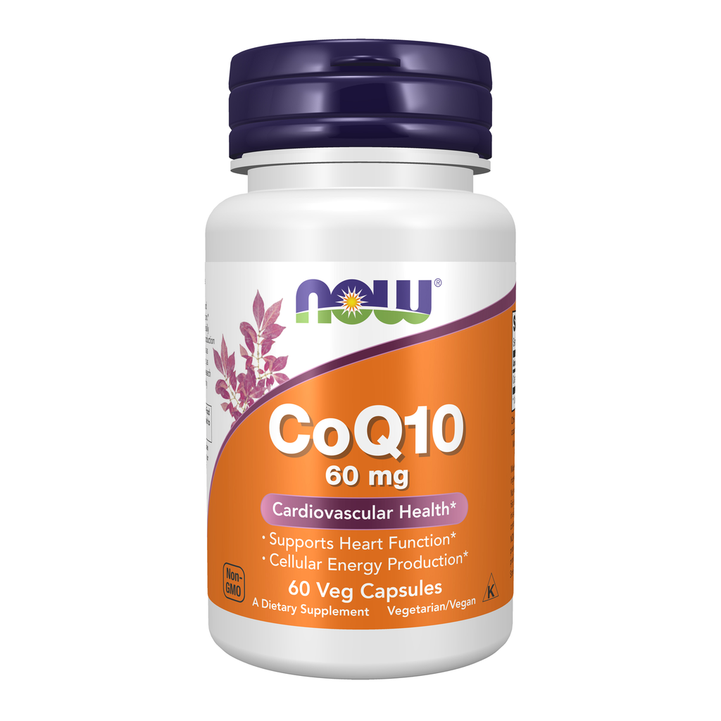 NOW Foods CoQ10 60 mg - 60 Veg Capsules / CoQ10 60 mg - 60 kapsułek roślinnych