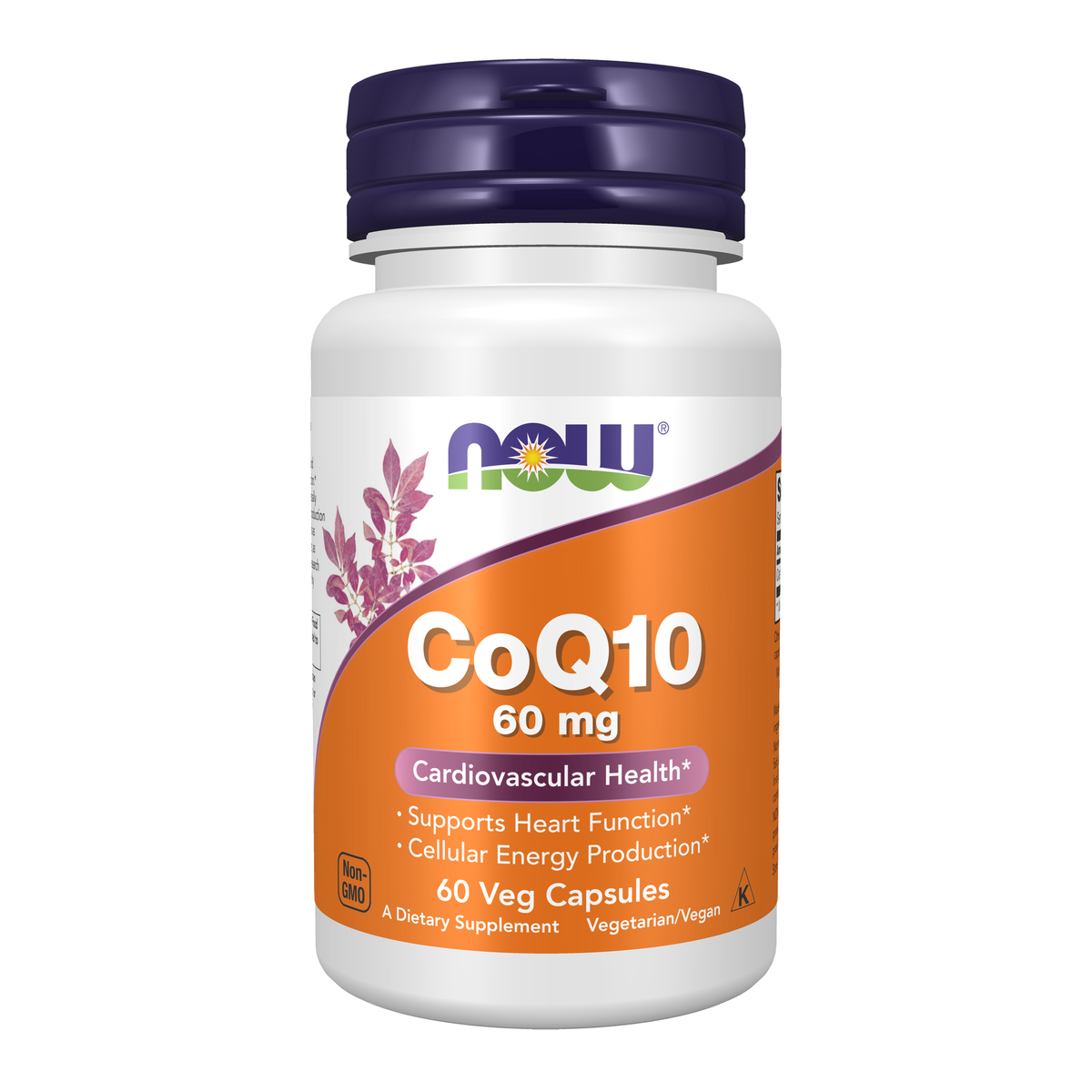 NOW Foods CoQ10 60 mg - 60 Veg Capsules / CoQ10 60 mg - 60 kapsułek roślinnych