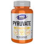 NOW Foods Pyruvate - 100 Veg Capsules / Pyruvate - 100 kapsułek roślinnych