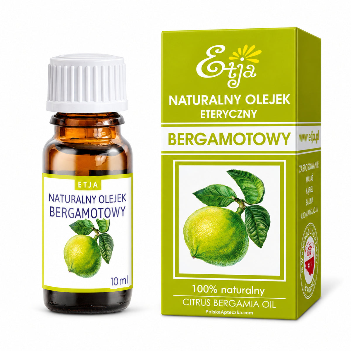 Bergamot Essential Oil 10ml – Etja | Olejek bergamotowy 10ml – Etja
